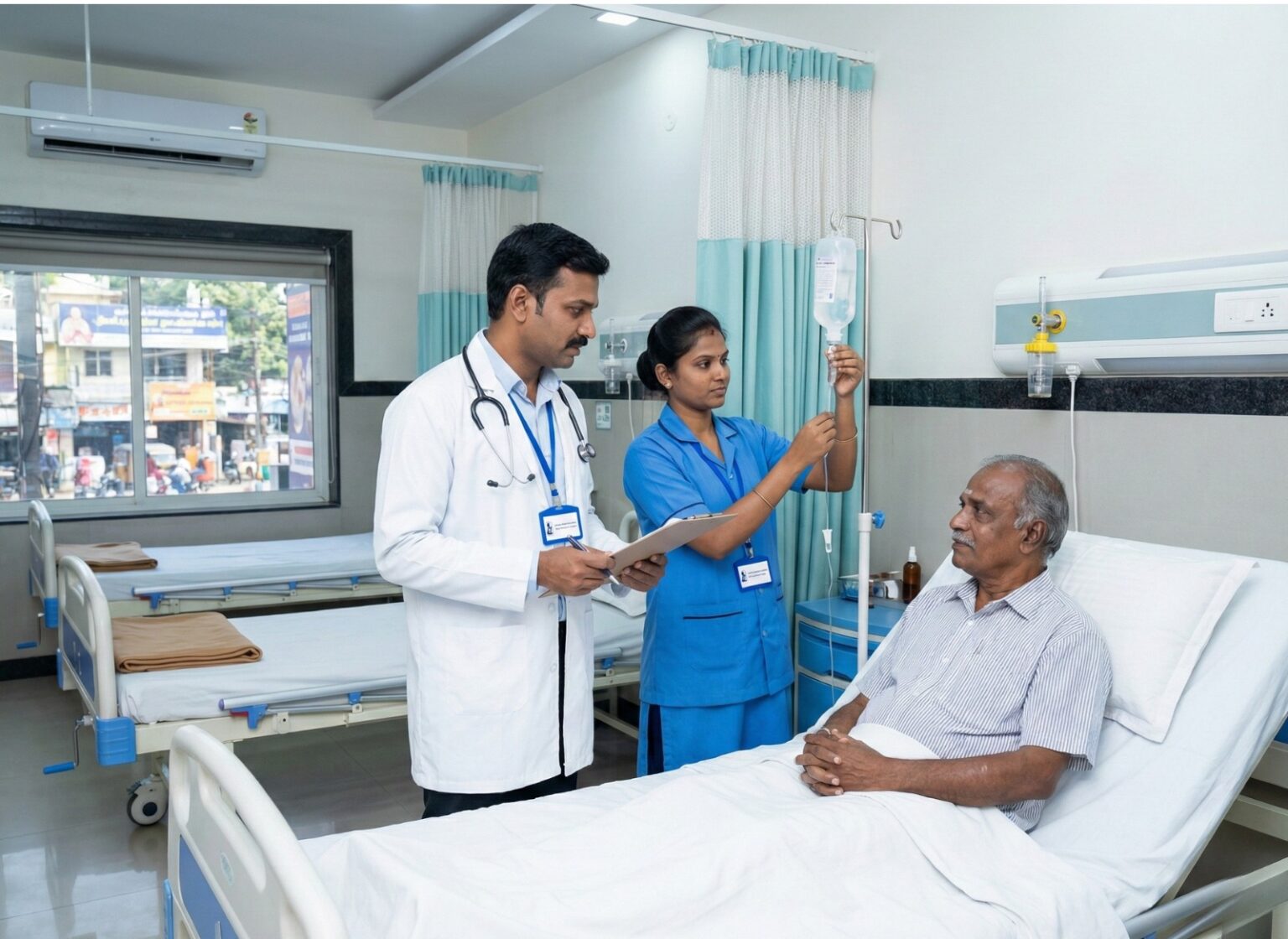 General medicine and surgery department at Krishna Hospital, Tirunelveli