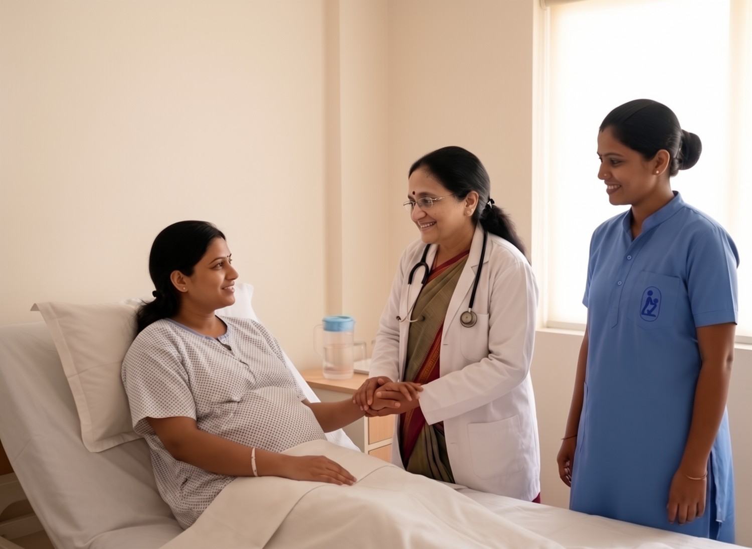 High-risk pregnancy monitoring at Krishna Hospital, Tirunelveli