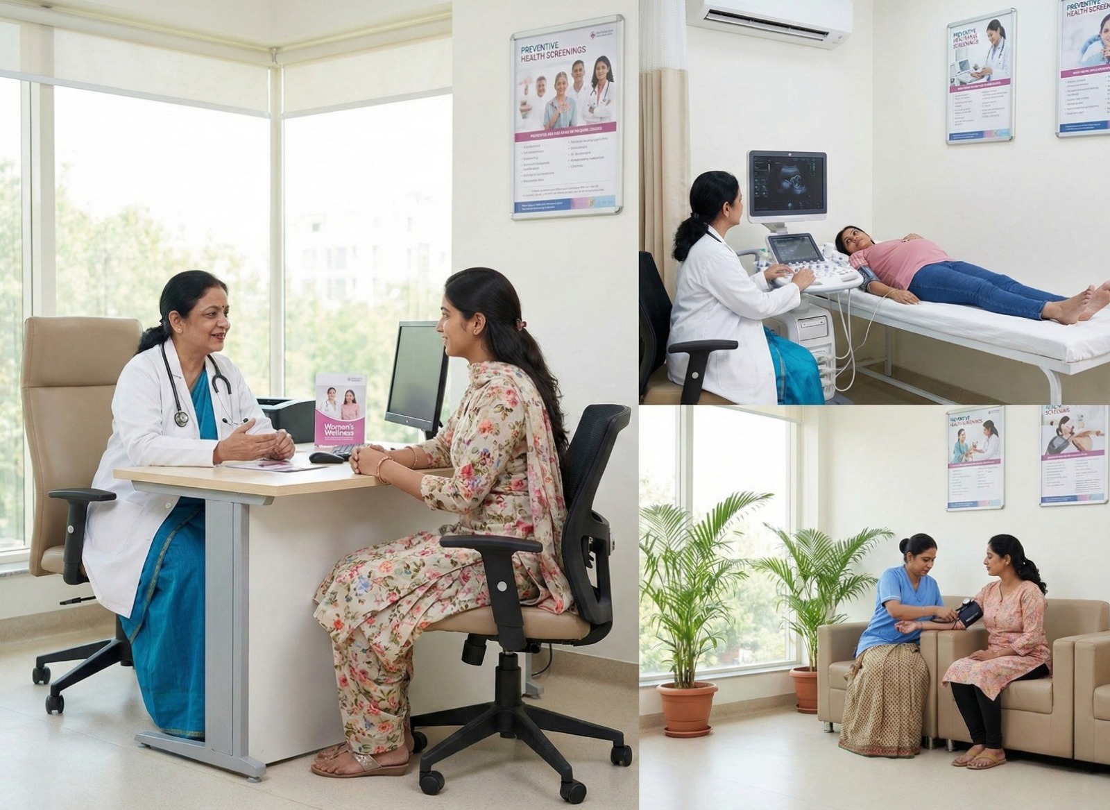 Compassionate women's healthcare interaction at Krishna Hospital, Tirunelveli