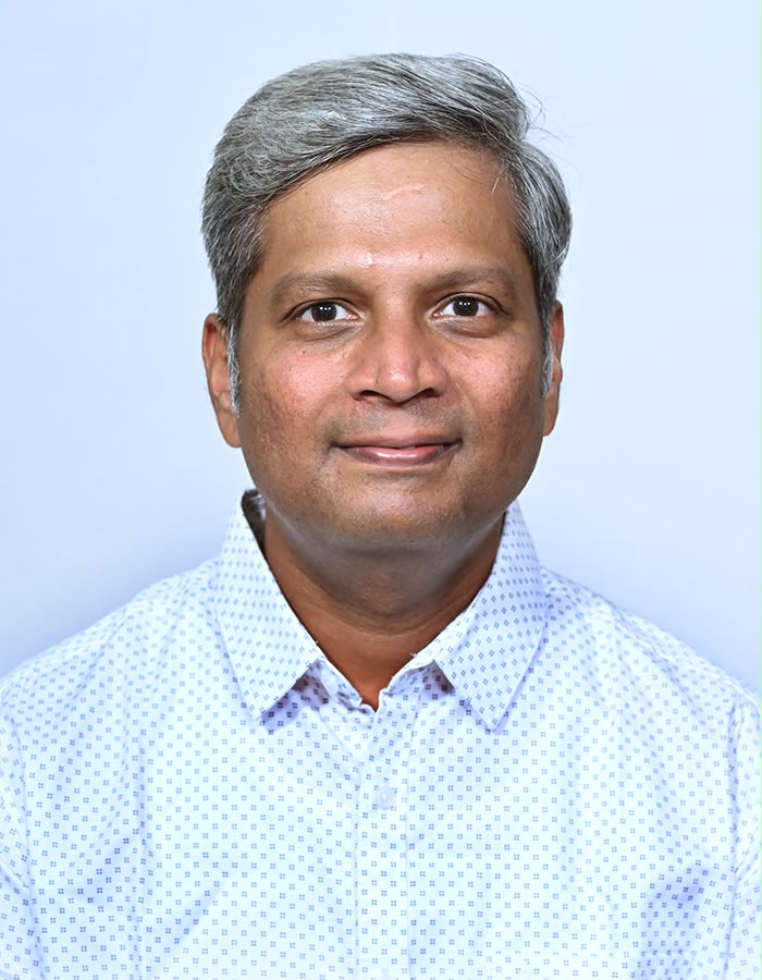 Portrait of Dr. Pradheep S. Raju, Fellow in Neonatology at Krishna Hospital, Tirunelveli